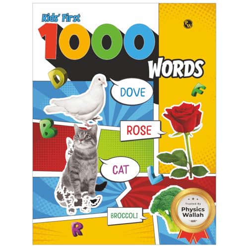 Image of My First 1000 Words Book l 50 Topics with Engaging Picture Book for Early Learners for Kids 2 to 4 Years [Paperback] PW