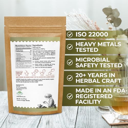 Image of 4 oz. Icelandic Moss Iceland Moss Herbal Tea (Cetraria Islandica) - 113g Herb Tea Liquen De Islandia