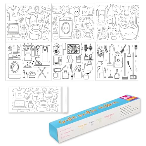 Schneidbare Zeichenrolle Für Kinder Children's Drawing Roll 30*300cm...