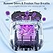 Skysipin Ultrasonic Retainer Cleaner Machine U-V, 45KHz 2 Modes Quiet, Denture Aligner Cleaner Mouth Guard Dental Cleaning Ultrasonic for All Dental Appliances, Jewelry 6.8oz Black