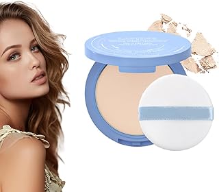Polvo prensado facial de control de aceite, p...