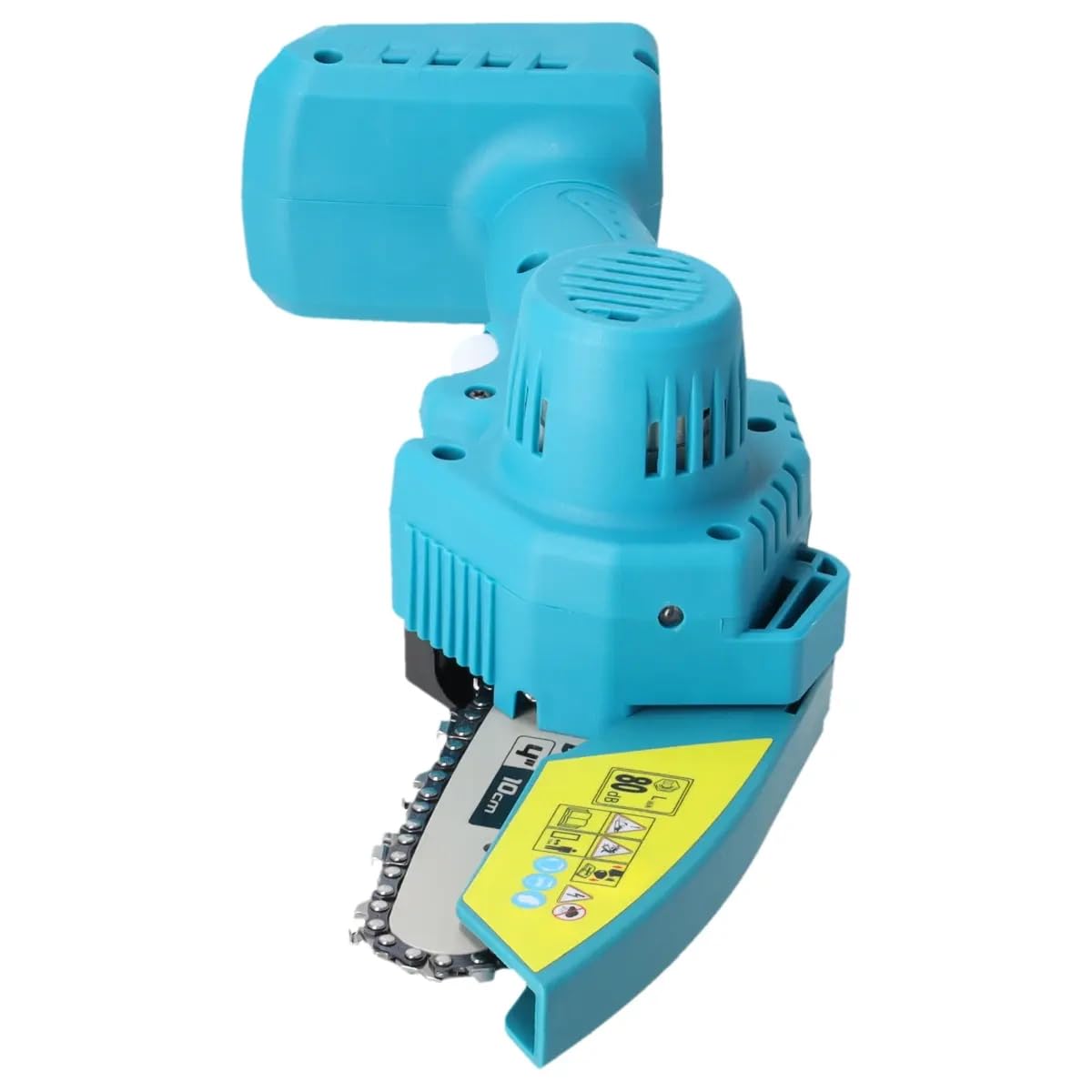 DEDRA Kit de jardin dans un coffret : mini tronçonneuse, batterie 2 Ah et mallette de chargeur, construction ultra légère, dimensions compactes, design ergonomique, fonctionnement sur batterie