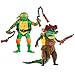 TEENAGE MUTANT NINJA Michelangelo vs Leatherhead