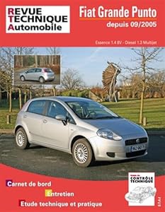 Livres Couvertures de E.T.A.I - Revue Technique Automobile B704.5 - FIAT GRANDE PUNTO III - 2005 à 2013