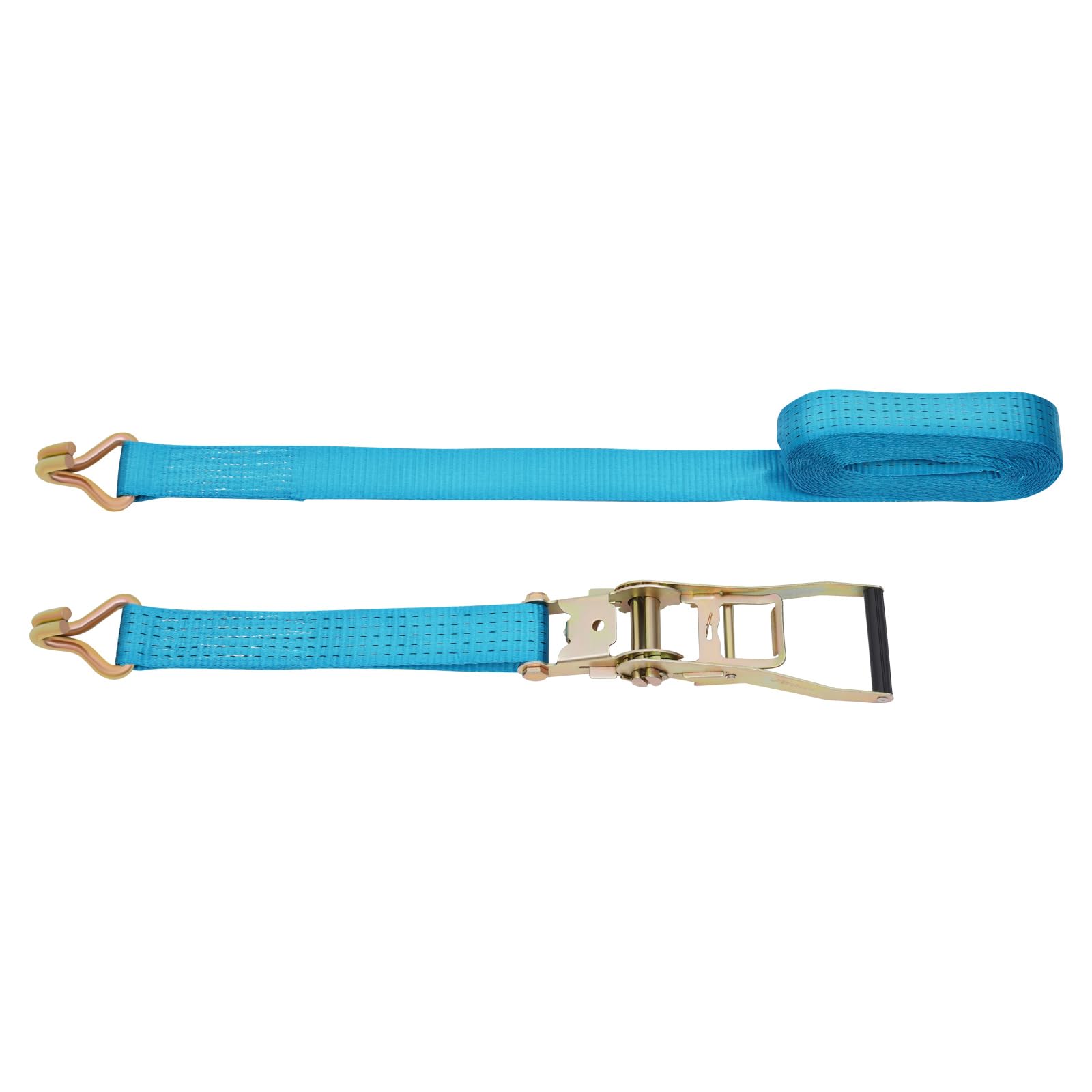 5000 kg Zurrgurte, Zurrgurte mit Haken, Ratschengurte 10 Stück 5t Polyester Band 5cm x 8m - Blau für die professionelle Ladungssicherung auf Anhängern und LKWs verwendet