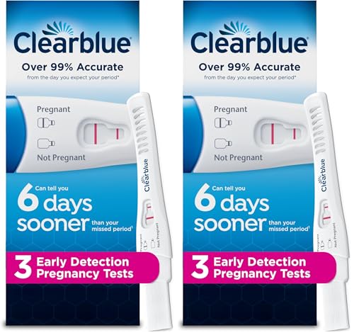 Image of Clearblue Early Detection Pregnancy Test, 3 Ct (Pack of 2)