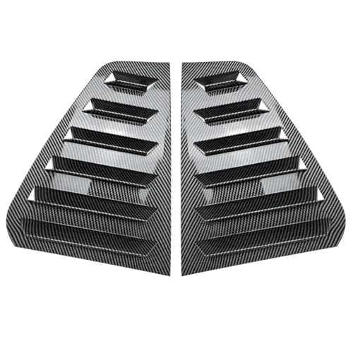 Aileron arrière latéral pour vitre de Golf 6 MK6 look carbone de 2008 à 2012