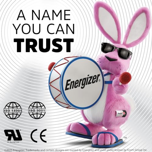 Image of Energizer EN9-12 - 4 Pack - 12 Volt 9 Amp Hr, Long Lasting Sealed Lead Acid AGM Rechargeable Battery Ideal for Use in Home Alarm Systems, Backup Power, Scooters, and More