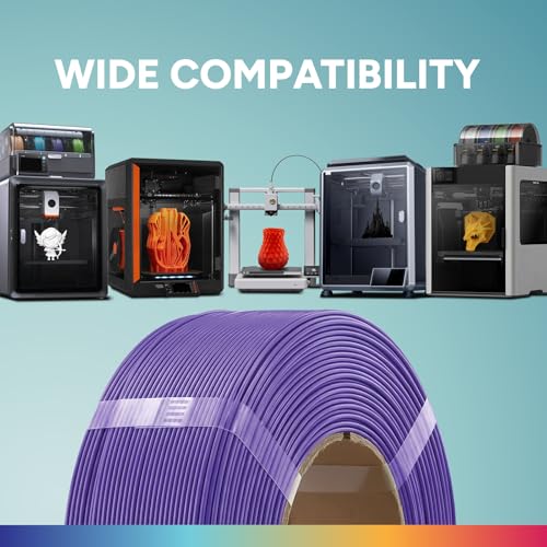 Image of OVERTURE 2 Pack 1kg High Speed Refill PLA Filament, Purple+Green