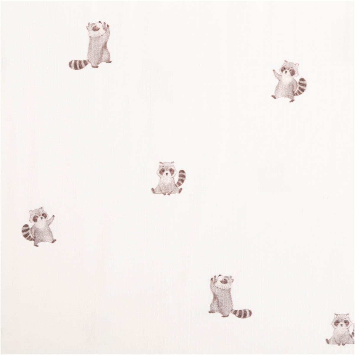 Organic Jersey Cotton Jersey Raccoon Wool White 1.50 m Wide Fabric Sold by the Metre Ideal for Clothes, Sweaters and Blankets (150 cm Width)