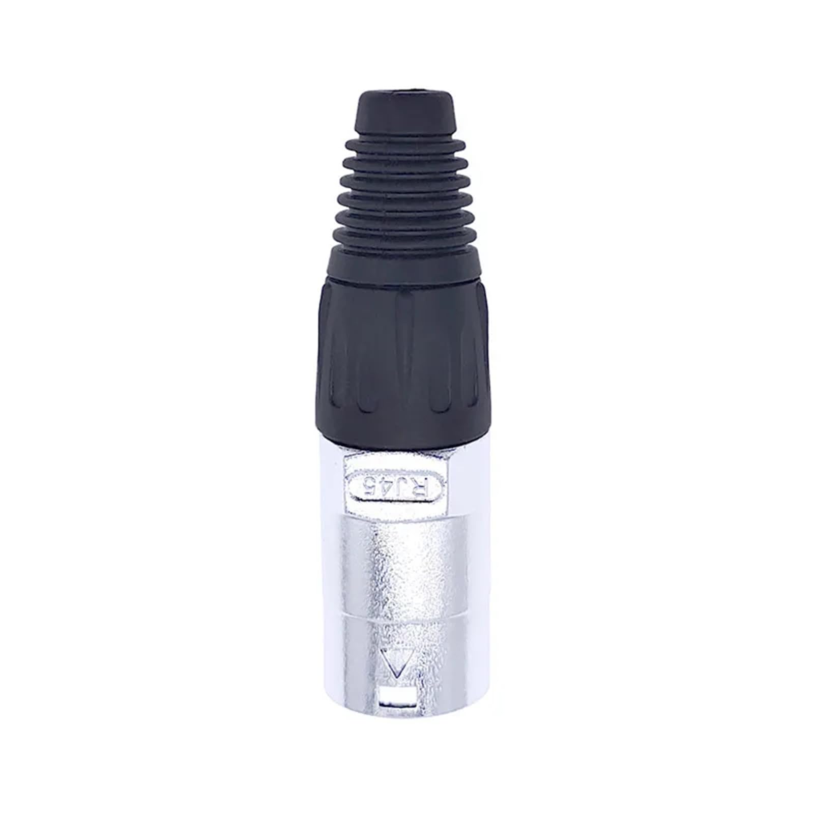 Connecteur Ethernet RJ45 type D pour montage sur panneau IP65 (argenté)