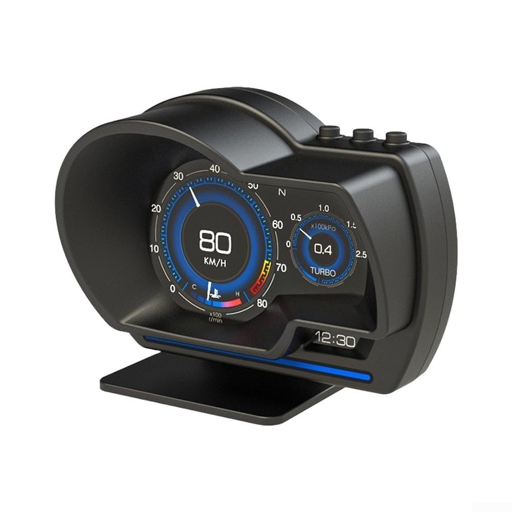Monitor turbo de temperatura de velocidad de visualización frontal