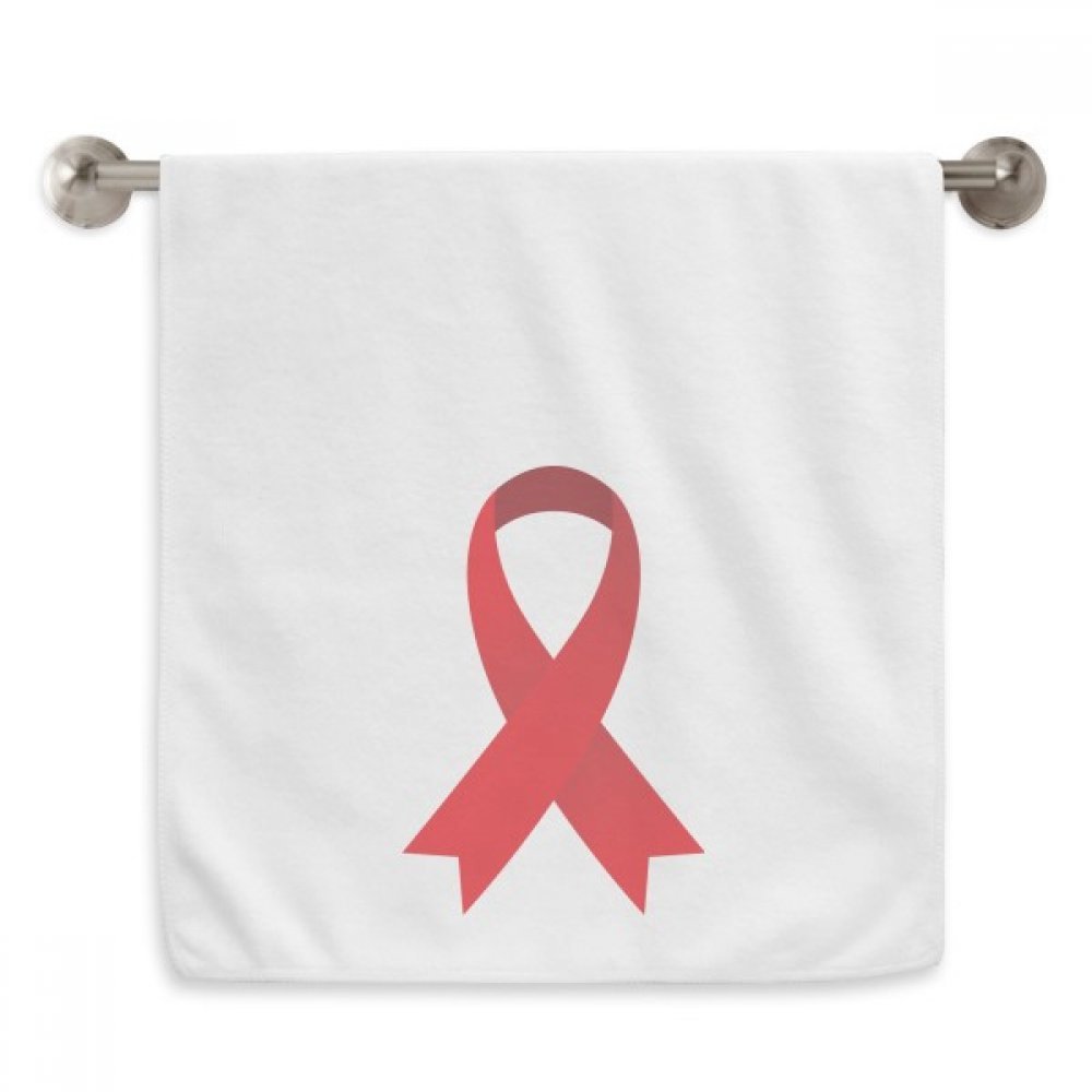 Serviettes débarbouillettes ruban rouge pour peau sensible et sensibilisation VIH