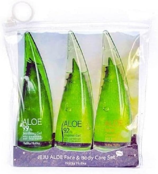 Holika Holika Jeju Aloe Face And Bodycare Set 3 x 55ml