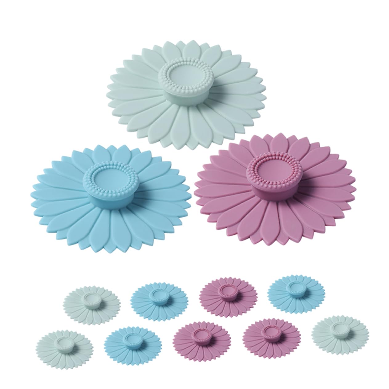 Didiseaon 12 Pezzi Di Coperchi Per Tazza Di Silicone Di Girasole Per Tazze Da Caffè Tazze in Ceramica Da Ceramica.