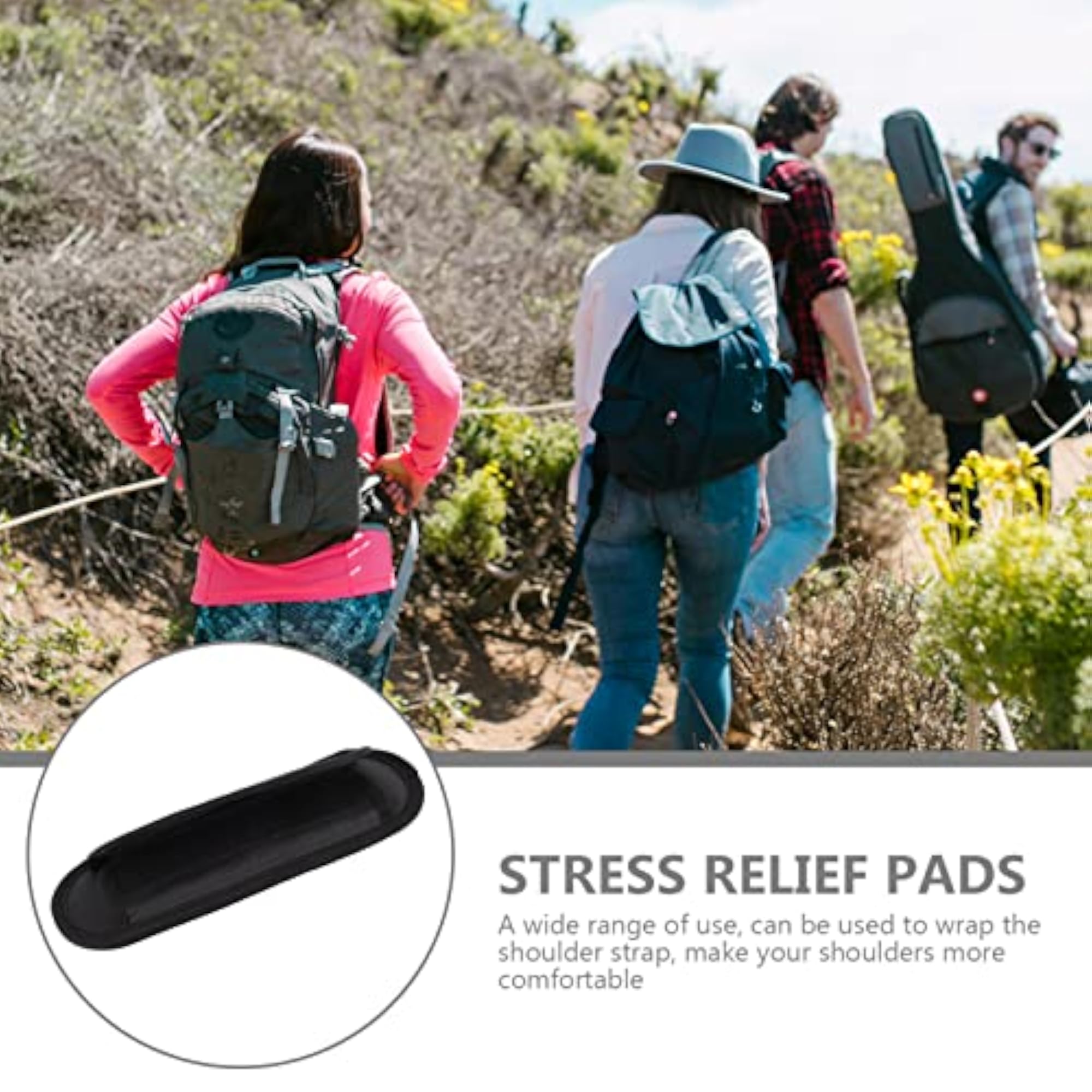Replacement Shoulder Strap Pad for Bags, Air Cushion