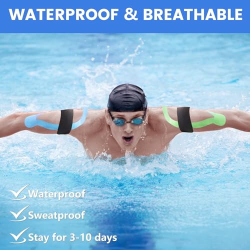 Nuitpy 5 Rolls Waterproof Kinesiology Tape thumb #6