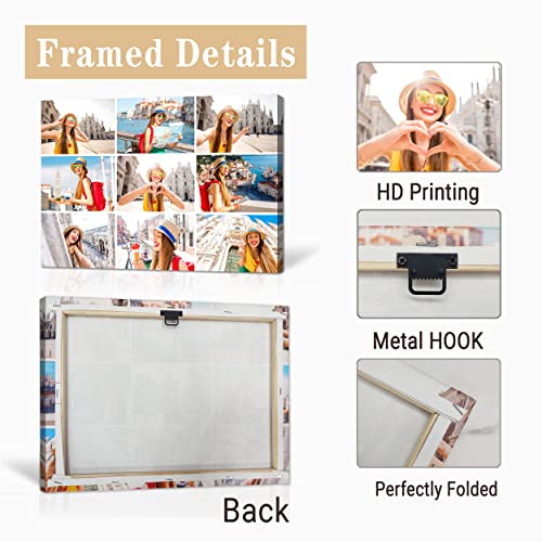 LZIMU Stampa su tela fotografica personalizzata