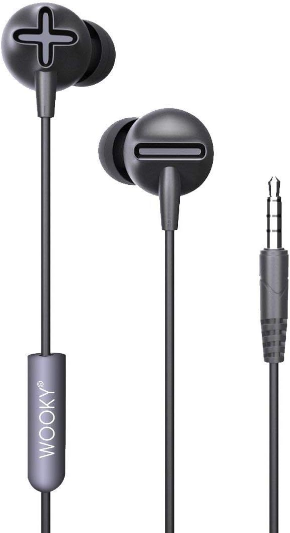 WOOKY® Beatz-Basic in-Ear Earphone with Mic (Black)