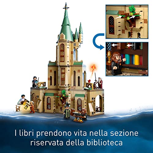 Harry Potter Hogwarts: Ufficio di Silente, Set Modulare da Collegare al Castello Giocattolo con 6 Minifigure, Cappello Parlante e Spada Grifondoro, Giochi per Bambini e Bambine, Idee Regalo 76402 - Lego - Immagine 4