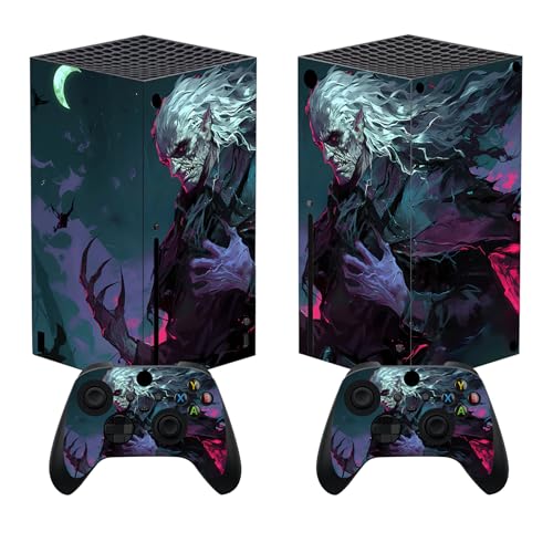 Skin Xbox Series X viola e blu neon, decalcomania in vinile 3M - Italia