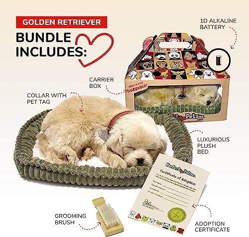 Perfect Petzzz Hundewelpe Golden Retriever, der richtig atmet The Breathing Puppy