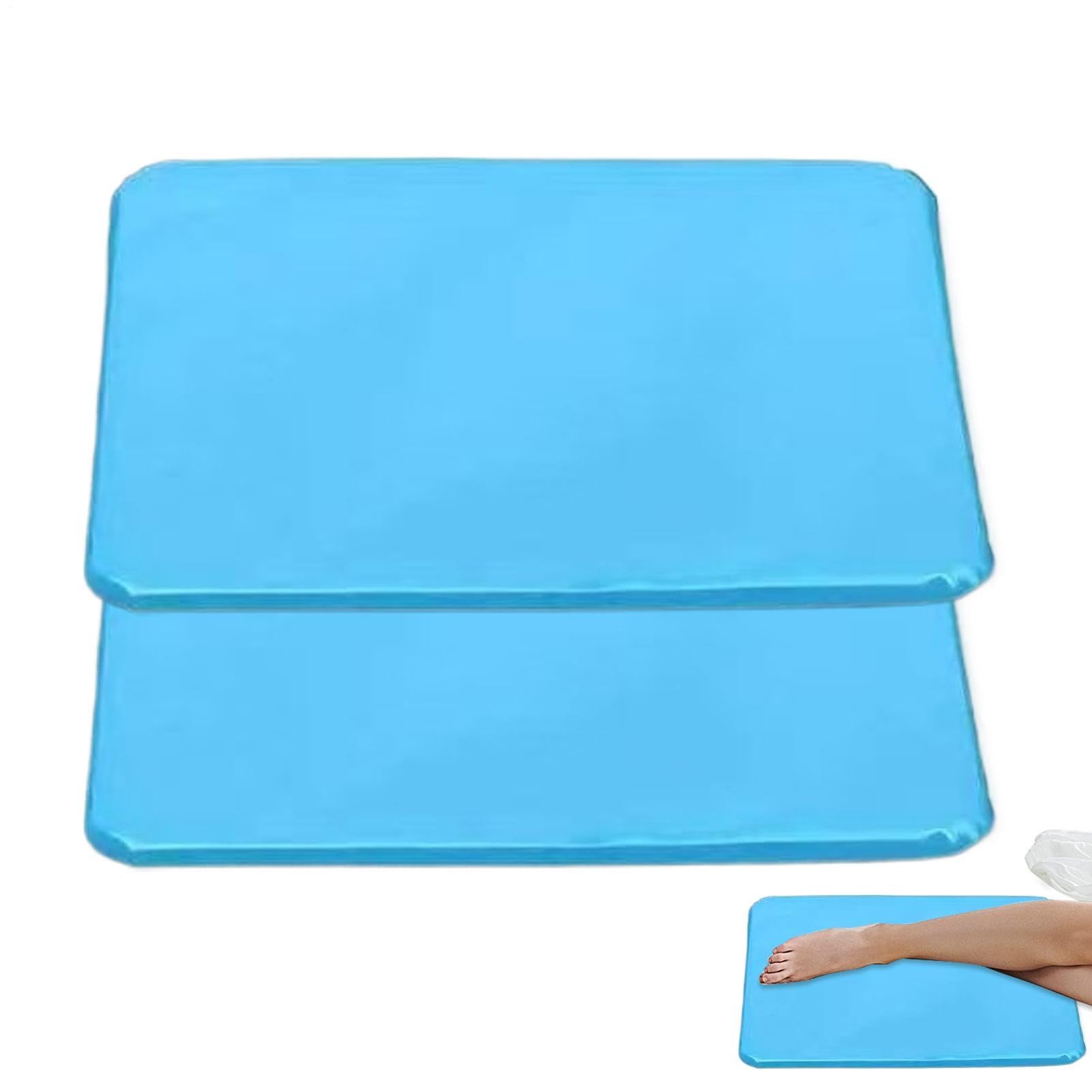 2 Pack Cooling Gel Pillow, Reusable Cooling Pad for Sleeping