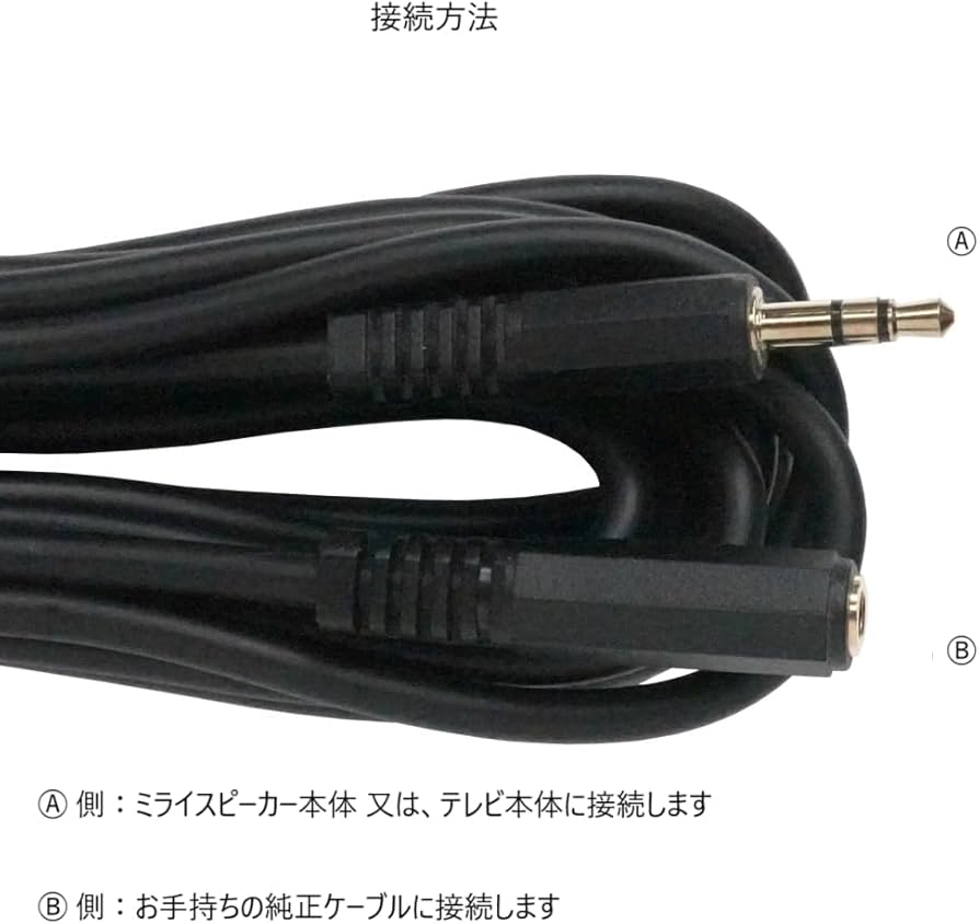 MIRAI スピーカー 本体 + アダプター + ケーブル Amazon | 【ミライスピーカー・延長オーディオコード】ミライ