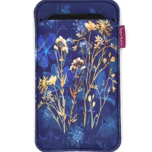 Arco Design bertoni Felt and Fabric Mobile Phone Case for Smartphones e.g. iPhone 15/14/14 Pro Max/13/13 Pro/12/11, Galaxy S23/S22+/S21+/S20, Redmi, Pixel 7/6 - Women's Mobile Phone Sock Colourful