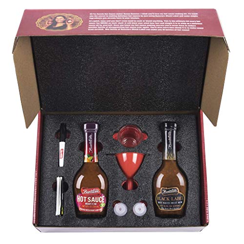 Bunsters Hot Sauce Making Kit Gift | Just pour and shake (No cooking) | Great hot sauce gift for dads or gift for men | Hot Sauce kit for men or hot sauce gift box | Hot Ones Gift Set | Gift Pack