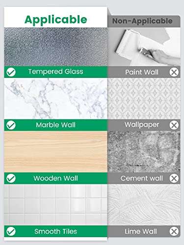 Parake Shower Caddy Organizer With Soap Holder, 2-Pack Sus304 Stainless Steel Shower Shelves, Self Adhesive Rustproof Shower Caddy With Hooks, For Bathroom Shampoo Soap Storage Kitchen Rack, Silver #TOP5