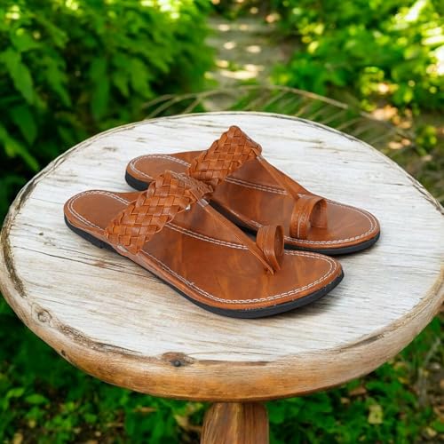Image of DFR Ethnic Sandals For Boys Men, Comfortable Men's Rajasthani Slipper Chappals