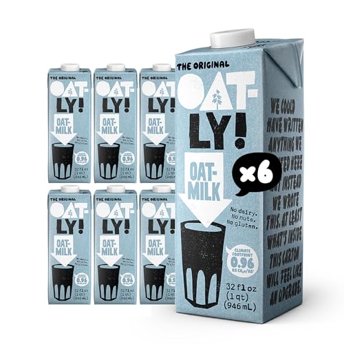 Oatly Original Oatmilk - Shelf-Stable, Creamy, Dairy-Free, Plant-Based Milk for