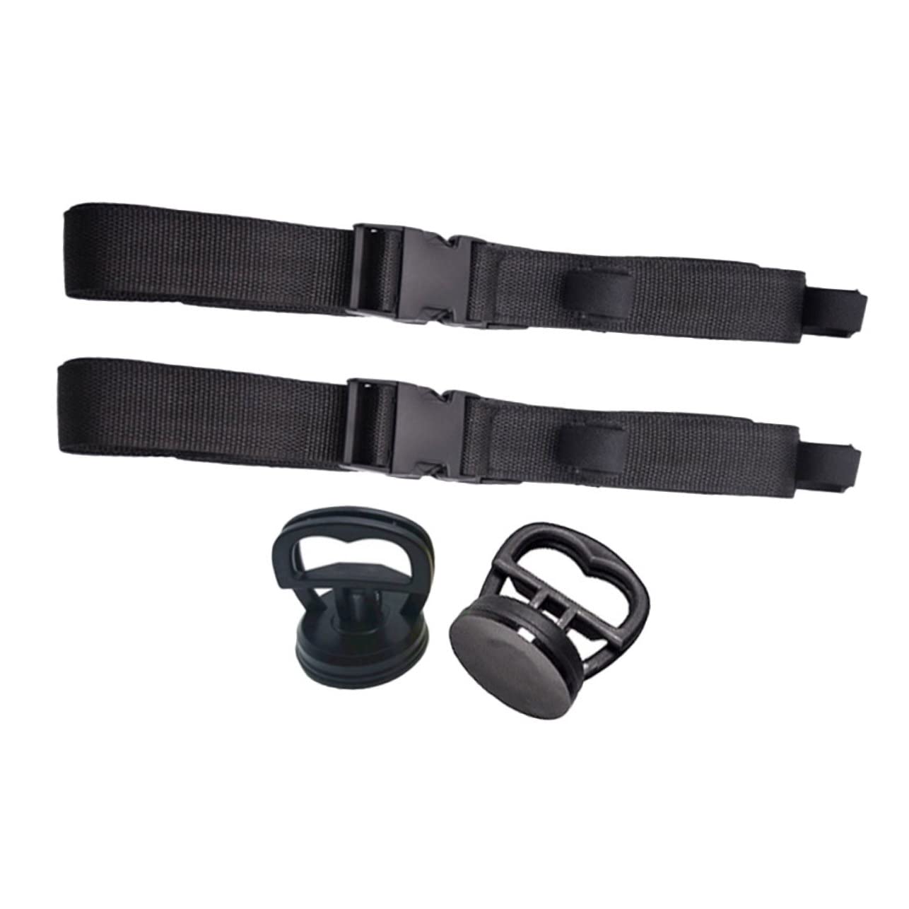 BCOATH Vehicle-mounted Fishing Pole Rack 5-rod Fishing Rod Holder Secure Strap Car Fishing Rod Organizer