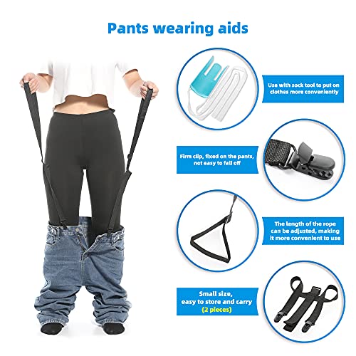 Sock Aid Tool And Pants Assist For Elderly, Disabled,Pregnant, Diabetics - Pulling Assist Device - Socks Helper #TOP3