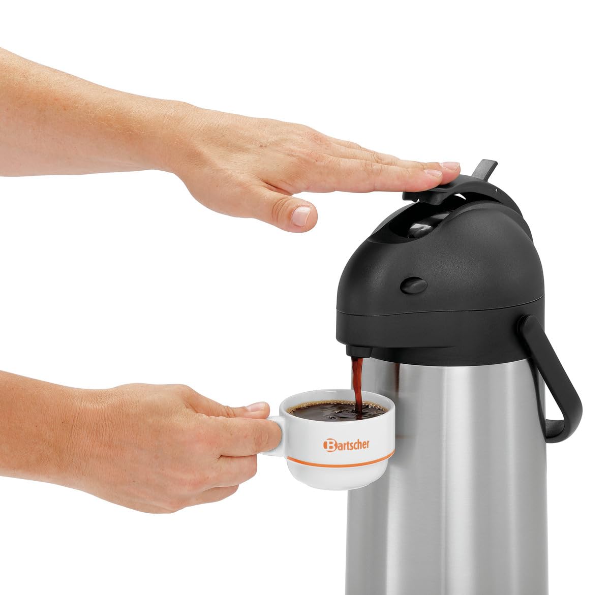 Bartscher 190117 Kaffeebereiter mit Pumpe, 1,9 l