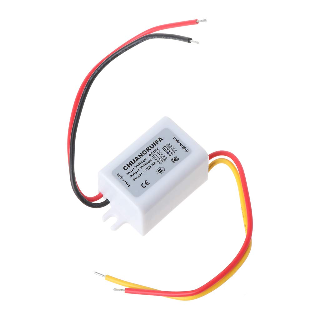 Convertitore DC-DC 12V A 6V 3A Impermeabile | Riduttore Di Tensione Per Auto E Moto, Senza USB