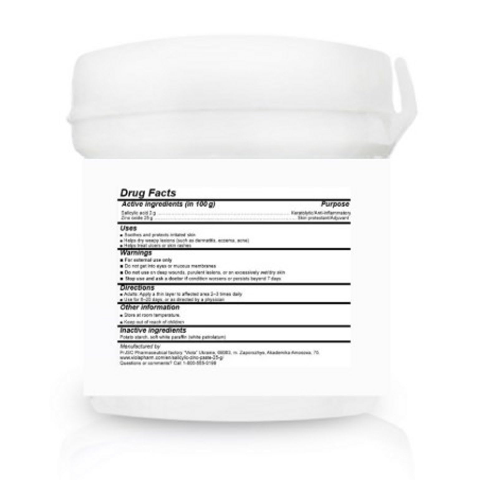 25gr Salicylic-zinc Salicylic Zinc Lassara Paste Pasta Cream Ointment Maz Salbe First Aid Skin Care — Amazon image 2