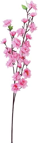 Miniatura 8 de Healifty Flores artificiales, 6 piezas de flores de cerezo japonesas, ramas de flor de durazno para decoración de hoteles, fiestas, bodas, centros
