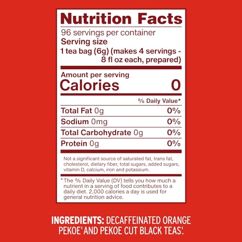 Image of Luzianne Decaffeinated Iced Tea Bags, Family Size, 24ct Box (Pack of 1)
