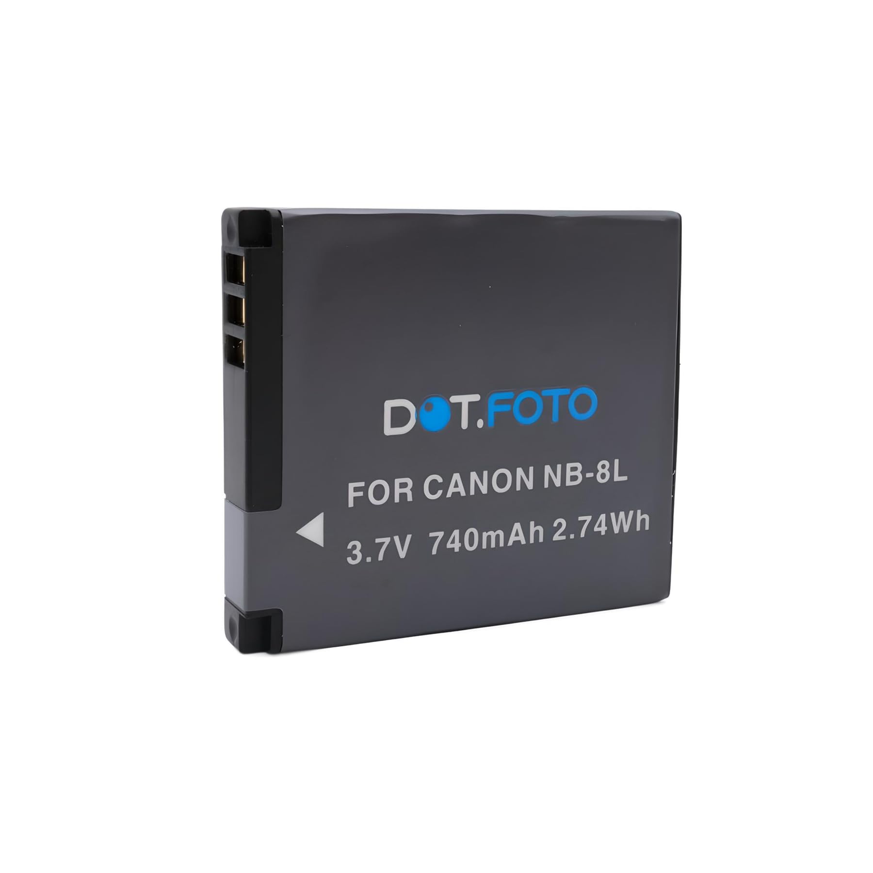 Batterie Compatible Canon Batterie PATONA NB-8L - Lot De 2 - 740mAh - Compatible Canon PowerShot A2200 A3000 A3100 Etc. Batterie Rechargeable