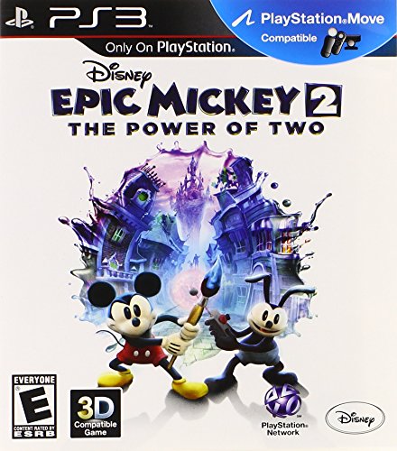 Disney Epic Mickey 2 PS3 jeu enfant sans violence Disney Interactive Studios