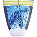 AQUBONA 3 Piece Stomp Pad Surfboard Eva Traction Pad with 3M Adhesive Professional Tail Pad/Applies All Boards - Surfboards, Shortboards, Longboards, Skimboards (sea Turtle)