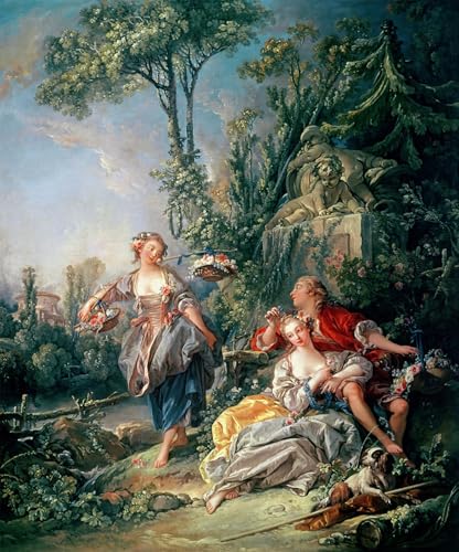 Peinture Décorative François Boucher Tableau Toile d'Art Premium 60x90cm