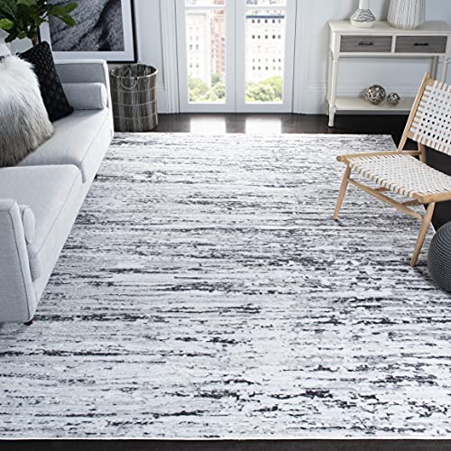 Tapete Decorativo SAFAVIEH Amelia 10'x14' Gris Claro y Carbón