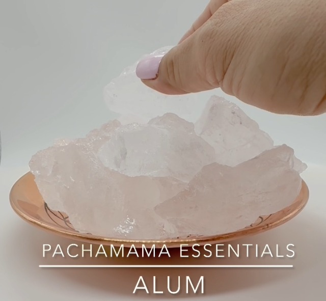 Natural Alum Stone - White Alum Crystal Rock For Natural Deodorant & Skin Care (4oz/113g)