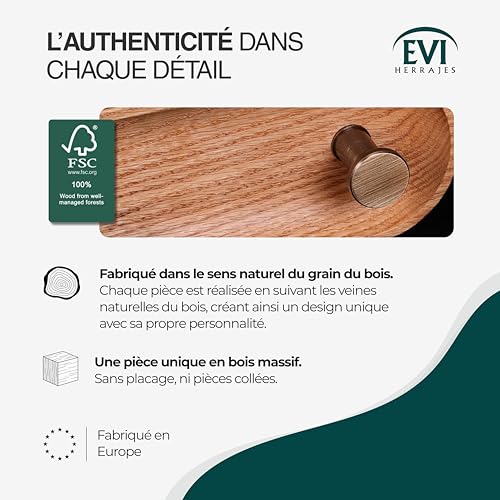 Patère murale design pour créer une entrée chaleureuse