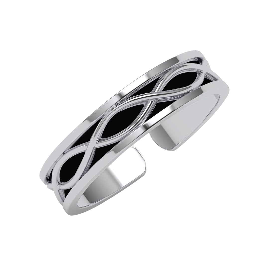 Clara Real 925 Sterling Silver Oxidised Infinity Men Ring |Size Adjustable | Gift for Men & Boys (B0D9RY75Z1) Amazon Price History, Amazon Price Tracker