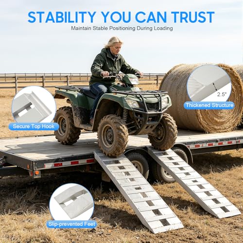 Rampa Plegable para Trailer 60"L x 12"W Cap. 6000 lbs miniatura 5
