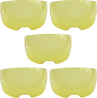 5 PACK 0700000802 Clear Front Cover Lens Compatible with ESAB Sentinel A50 Welding Helmet 0700000800, Clear Polycarbonate Outside Cover Lens, 3.93" x 2.36" Viewing Lens, A50 Welding Helmet Cover Lens